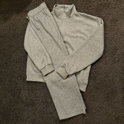 Alo Quarterzip Set (Grey)