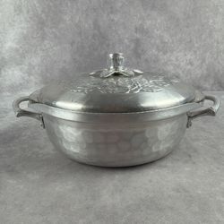 Vintage Everlast Forged Aluminum Carrier w Pyrex F-22 Casserole Dish MCM