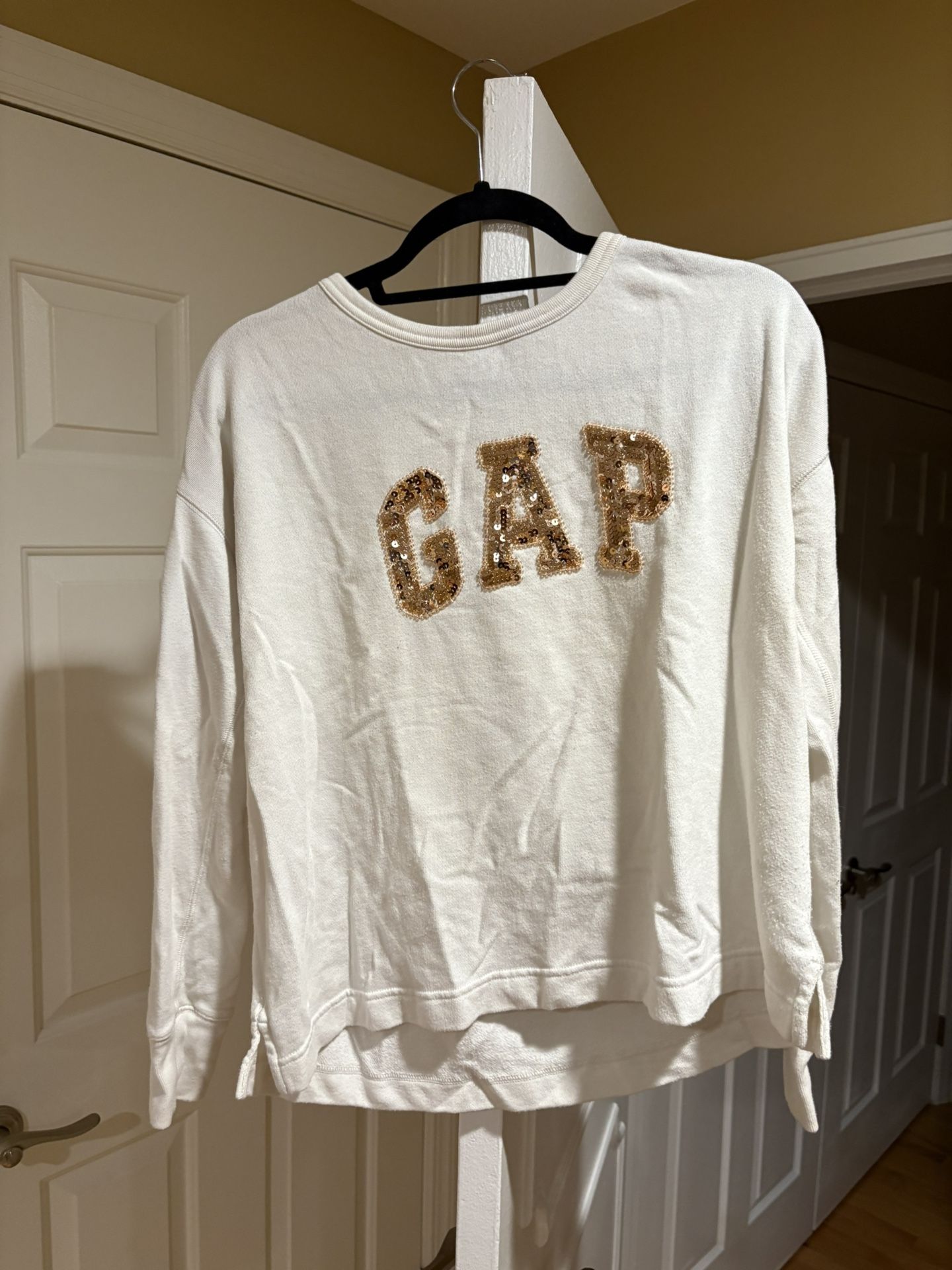 GAP Off White Sequence Sweatshirt
