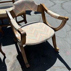 Vintage Drexel Esperanto Mid Century Spanish Style Curule Game Chair