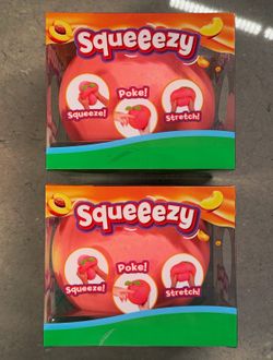 Toymendous Squeeezy Jumbo Peach Squishy Lot of 2