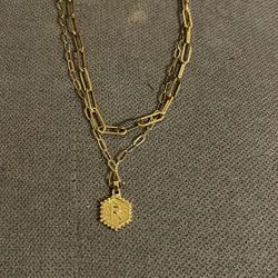 Letter R Necklace