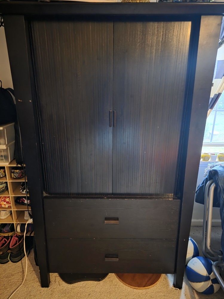 Large Dark Brown Armoire