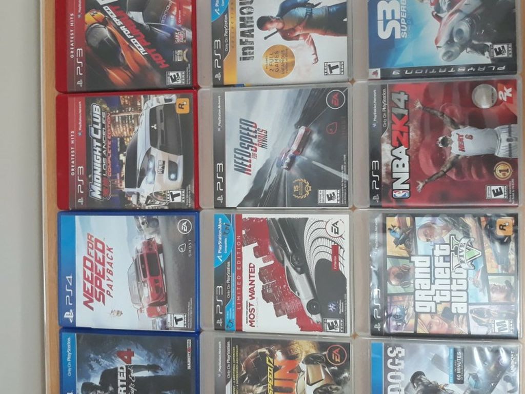 PS4 AND PS3 DISC FOR SELL