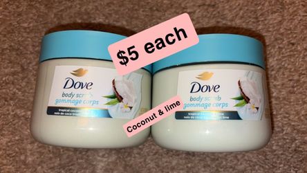 Dove body scrub