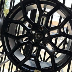 22x10 LAND ROVER RANGE ROVER WHEELS RIMS 5x120 + 285-40-22 TIRES (4) NEW-WE FINANCE
