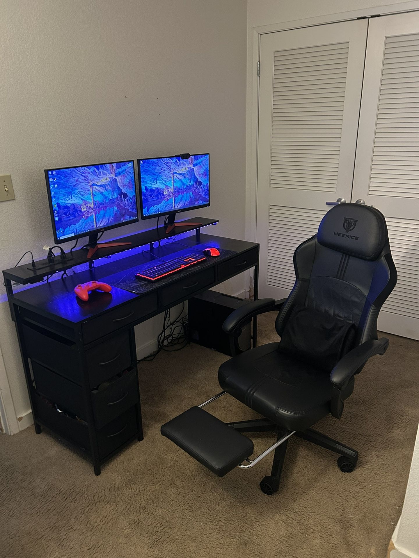 Computer System With Chair 