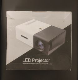 Mini Movie Projector, 24-60 Inches Screen 1080P Portable Projector Compatible with HDMI| AV| USB| Laptop, Built-in Speaker, LED Light Source, Electron