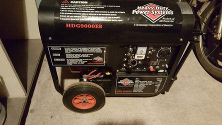 HDG 9000ER Generator.