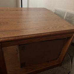 Wood Side Table
