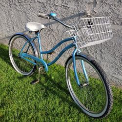 Women's Vintage Huffy Cranbrook 26" Beach Cruiser Bike Bicicleta Basket 