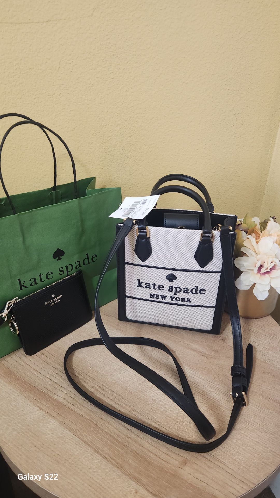 Ellie mini canvas Kate spade and wallet