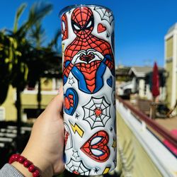 Spider-Man Valentine Tumbler