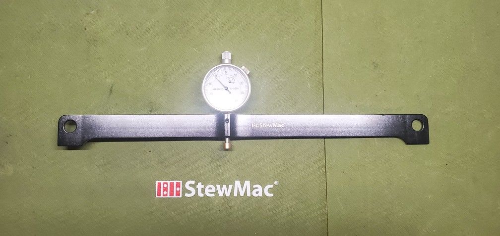 StewMac 2004 Neck Relief Gauge - Luthier Guitar Repair Tool