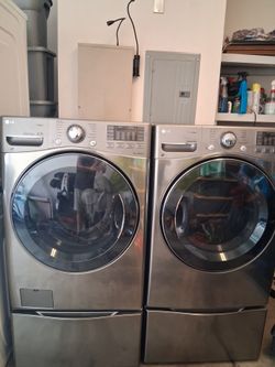 LG Front-Load Washer and Dryer Set