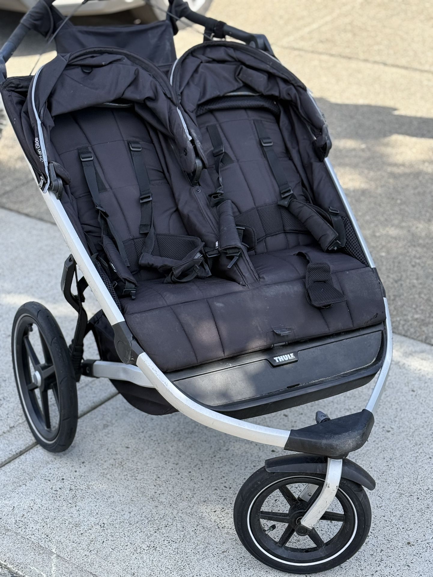 Double Thule stroller