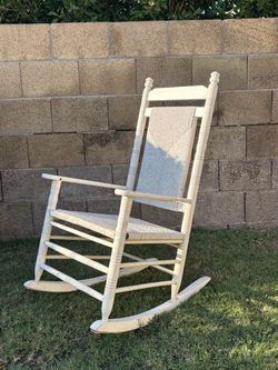 Vintage Cracker Barrel Rocking Chair