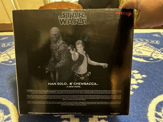 Kotobukiya Star Wars Han Solo and Chewbacca Artfx+ Statue