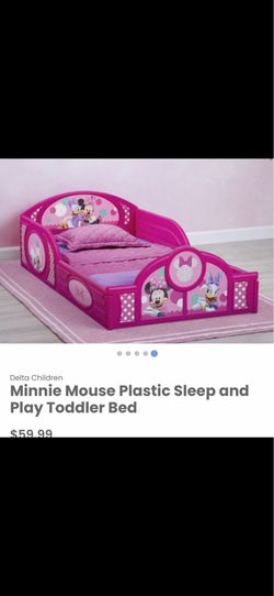 Minnie Mouse/ Minnie Mouse toddler bed frame/ bed/ sleep/ furniture/ toys/ kids/ New