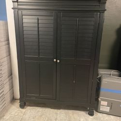 Black Computer cabinet/office desk/storage