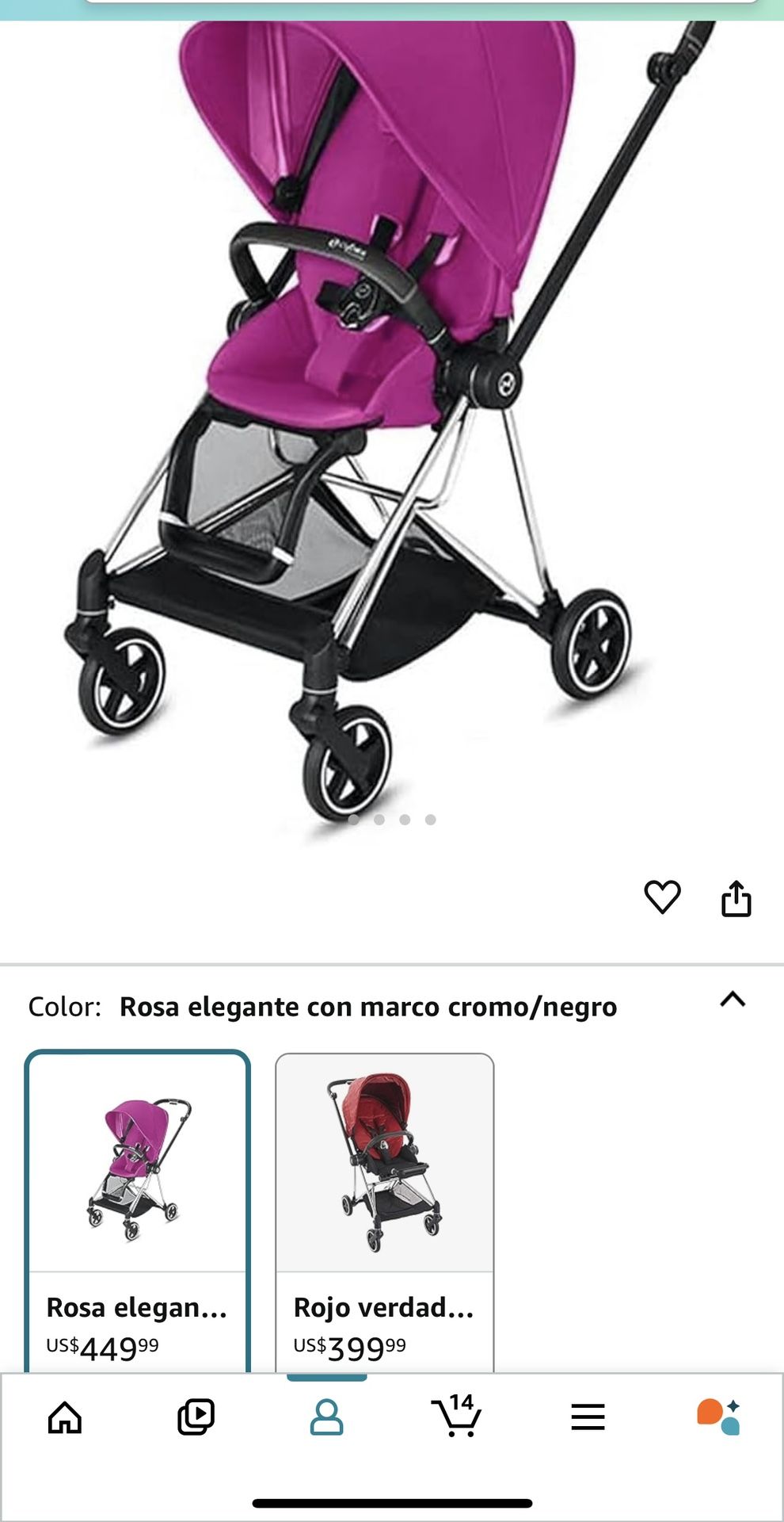 Cybex Platinum Míos 2 Baby Stroller 