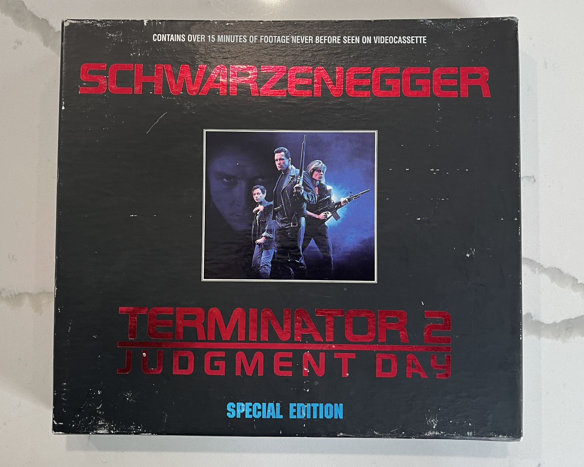 Vintage Terminator 2 T2 Judgment Day VHS 2-Tape Special Eidition Box Set (1993) π₯