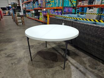 Lifetime 48" Fold-in-Half Round Commercial Grade Table