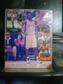 Kobe picture with autographed ticket from the championship