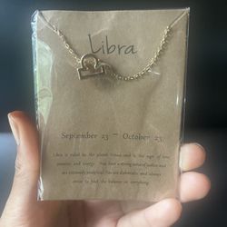 Libra Horoscope Necklace 
