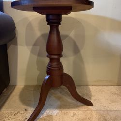 End table real wood