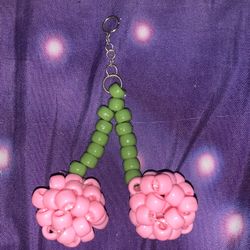 Kandi Cherry Keychain