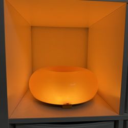 IKEA Varmblixt orange lamp 