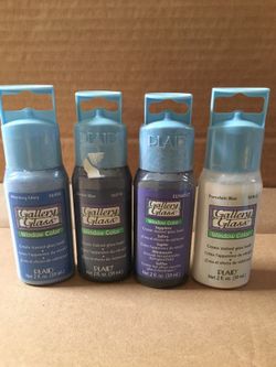Gallery glass paint lot of 4 new bottles