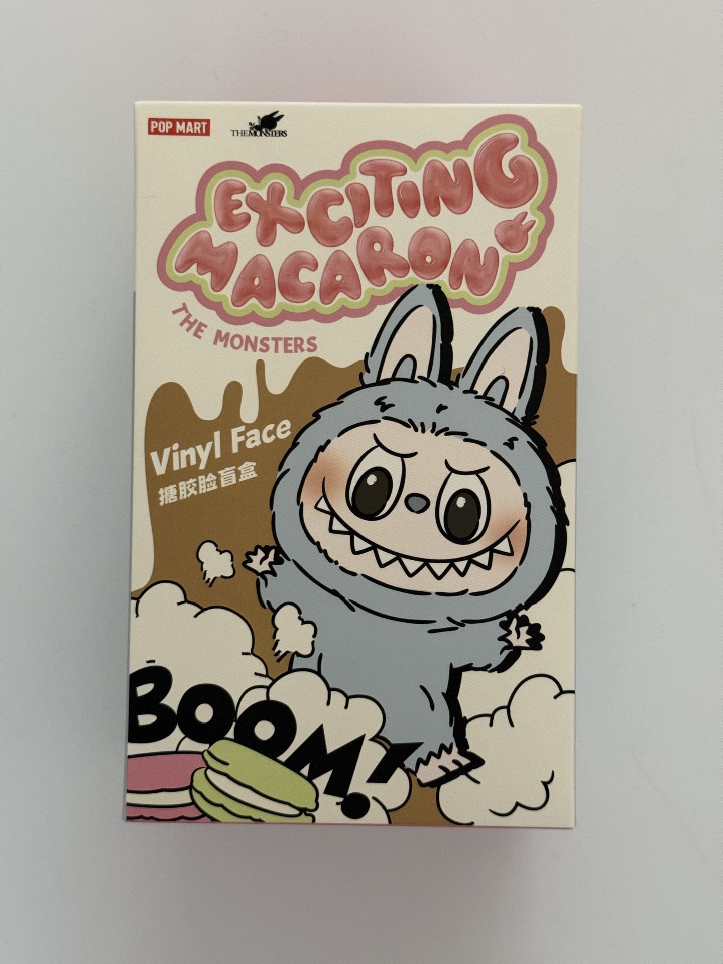 Labubu Exciting Toffee Exciting Macaron The Monsters Vinyl Face Pop Mart Blind Box