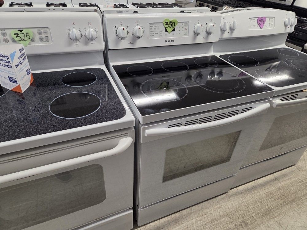 Electric  & Gas White Stoves Price  Starting  300 And Up