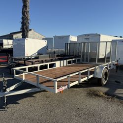 2025 Carson Trailer Standard Utility 76” X 14’ 2.9K GVWR 