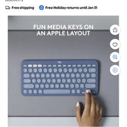 Logi Wireless Keyboard (ipad, Iphone, Mac)