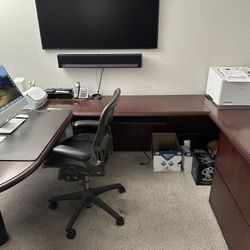 Large Office Desk And Chairs 
