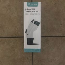 Lectron [Only for J1772 EVs Tesla to J1772 Charging Adapter, Max 48 Amp & 250V
