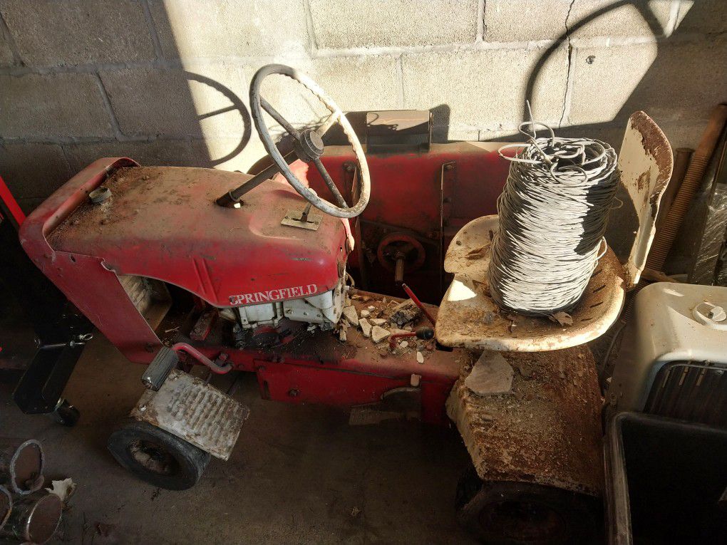 Old Riding Mower 