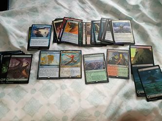 TAKE ALL MTG CARDS 4 rare and 50+ foil cards, etc eternity and avatar, stomping ground 
Take all for $40