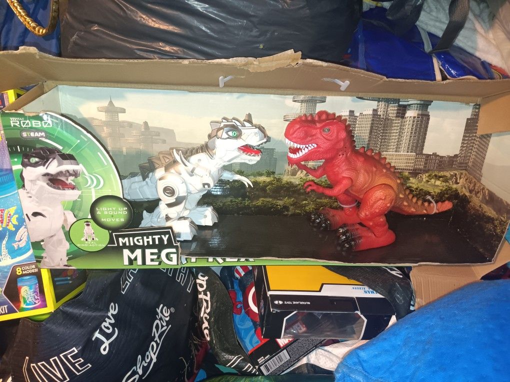 New! Mighty Meg Toy Dinosaurs