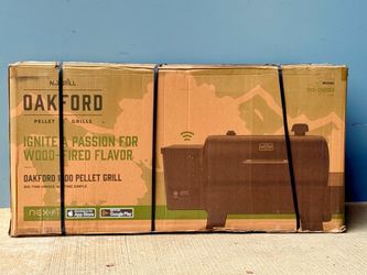 Brand new nexgrill Oakford 1000 Wifi Pellet Grill Smoker in Black