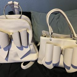 Bow Purse And Backpack 