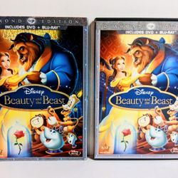Beauty and the Beast: Blu-ray + DVD Diamond Edition Disney W/Slipcover Like New