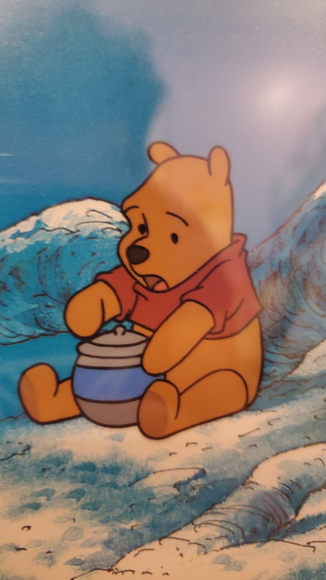 Disney Studios, Pooh's Grand Adventure - The Search for Christopher Robinalt Disney Animation Art Winnie the Pooh cell