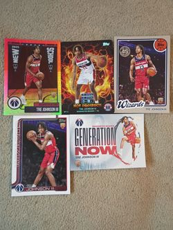 5 Tre Johnson Topps Rookie Cards For 15 (Read Description For Details)