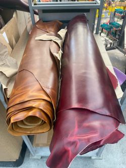 Genuine Leather Hides & Full Rolls — Starting at $20