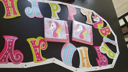 Unicorn decorations