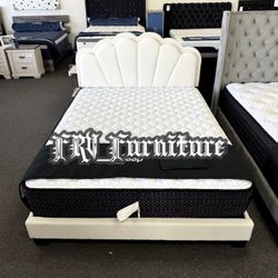 New Queen Bed Frame With Mattress 